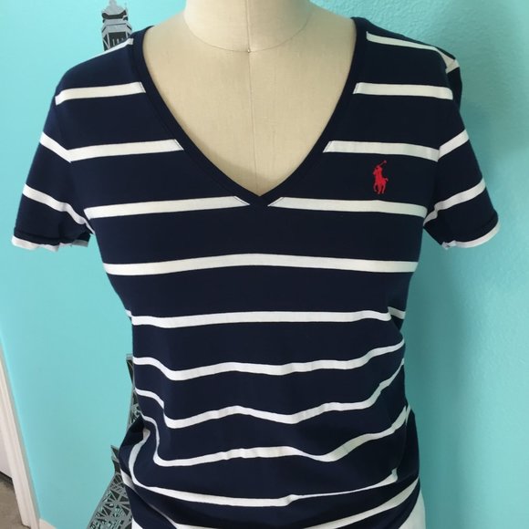 Ralph Lauren Tops - Ralph Lauren Sport Striped Tee (NWOT)